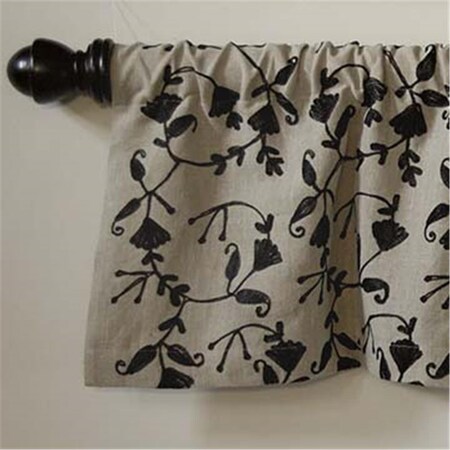 Doba-Bnt Bristol 52 x 16 in. Valance, Sage Tea SA1559205